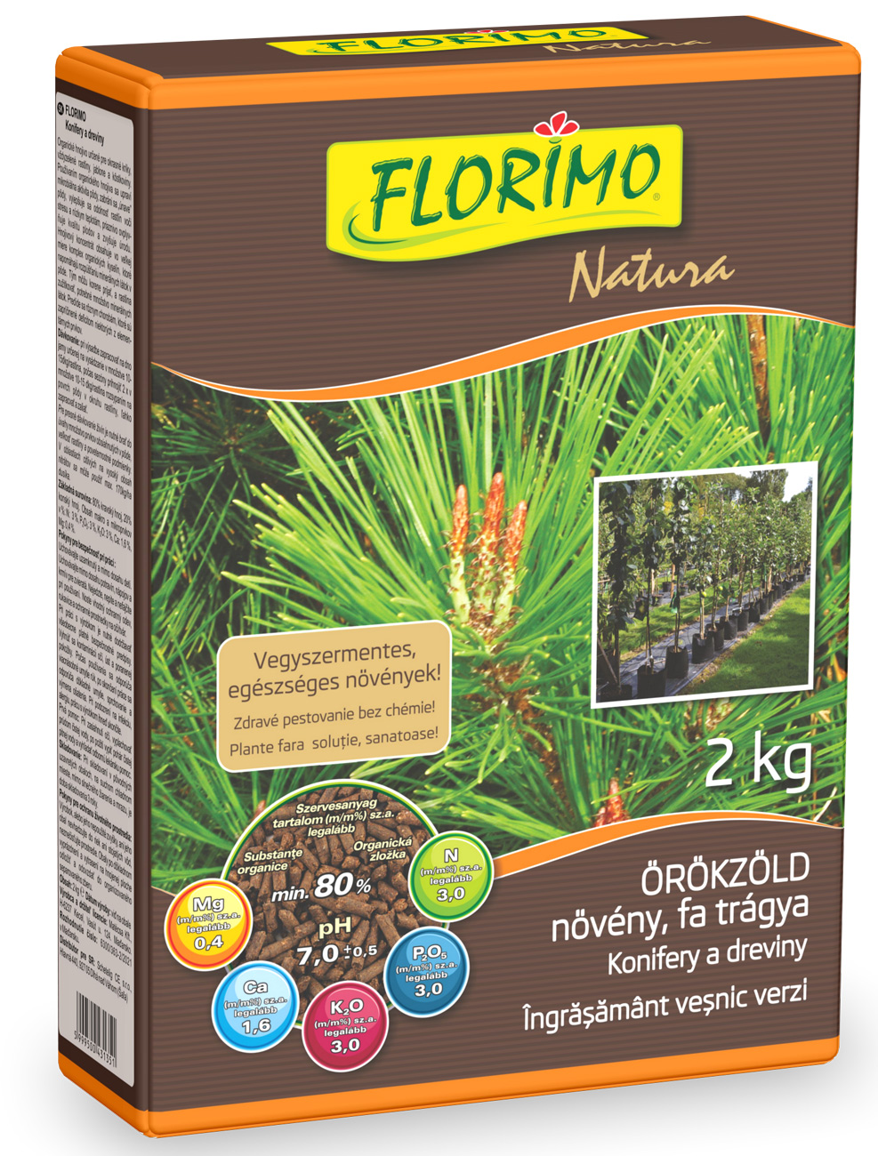 Florimo® Natura Örökzöld növény, cserje fa trágya 2 kg