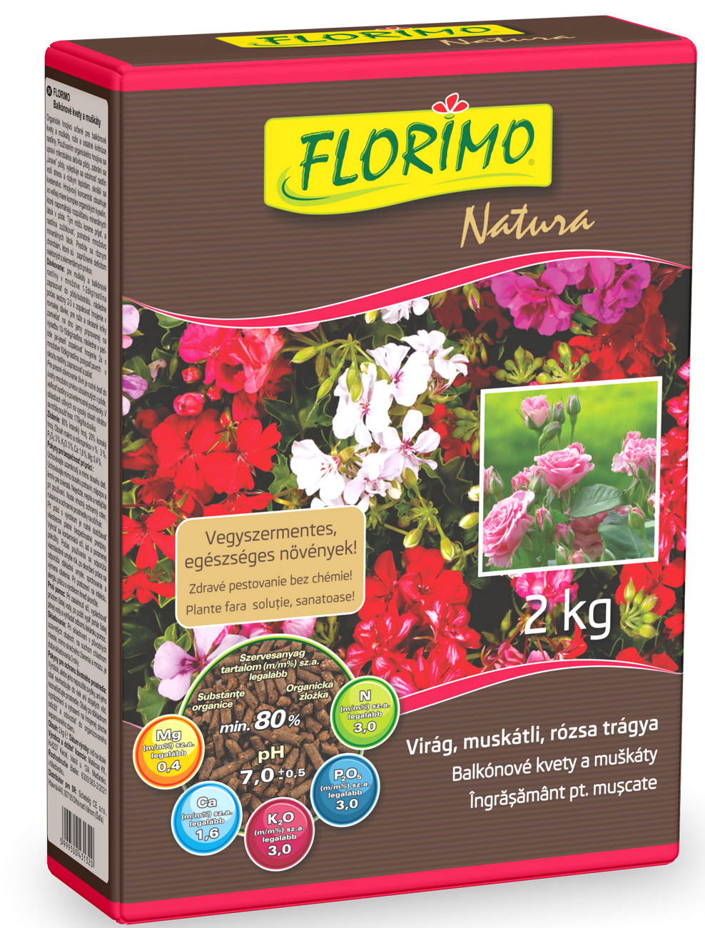 Florimo Natura Balkon és muskátli trágya 2 kg