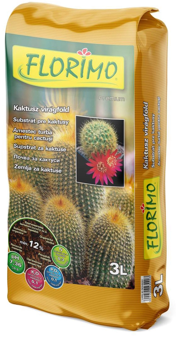 Florimo® Kaktusz Virágföld 3 l