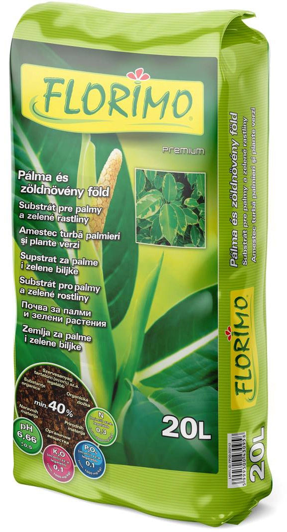 Florimo® Pálma- Zöldnövény Virágföld 20 l