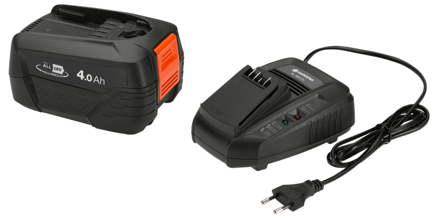 Gardena akkumulátor készlet P4A PBA 4Ah + AL 1830 CV