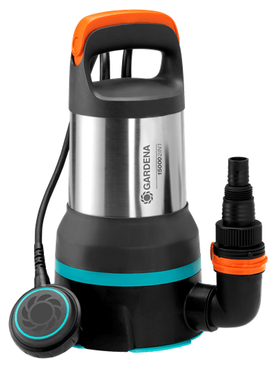Gardena 2in1 merülőszivattyú   tiszta és szennyezett vízhez 15000