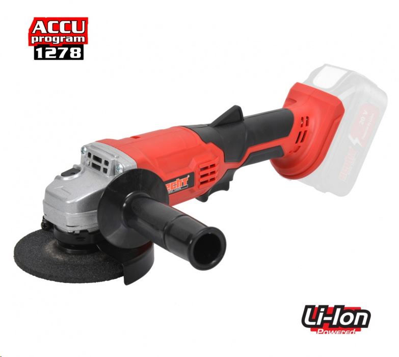 Hecht 1320 akkus sarokcsiszoló, akkumulátor és töltő nélkül