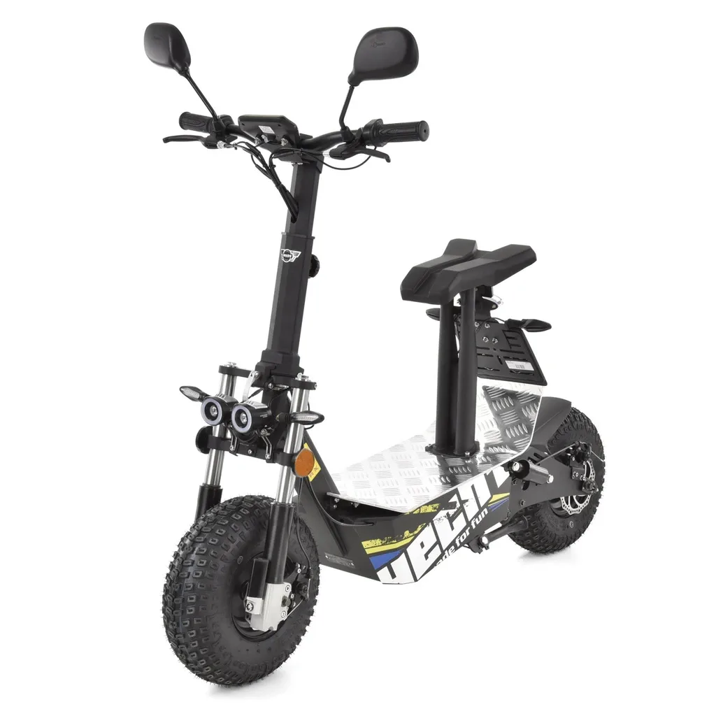 Hecht Terris akkus robogó, összecsukható, fekete, 3.0kW, 8-12 km/h