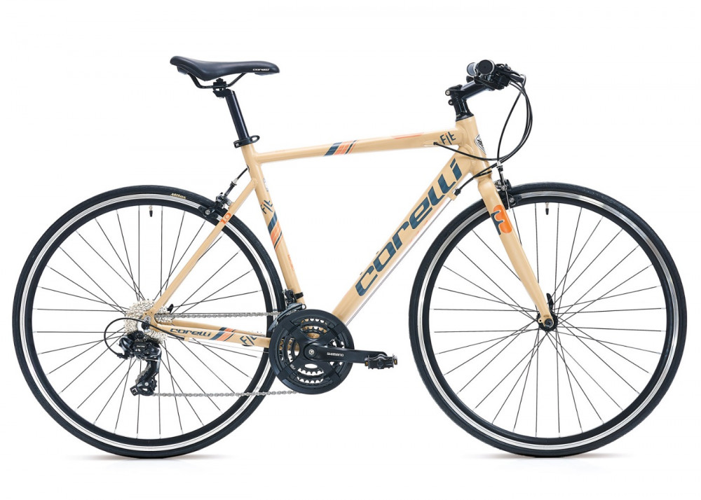 Corelli Fitbike 1.0 könnyűvázas fitness kerékpár 52 cm Kávé