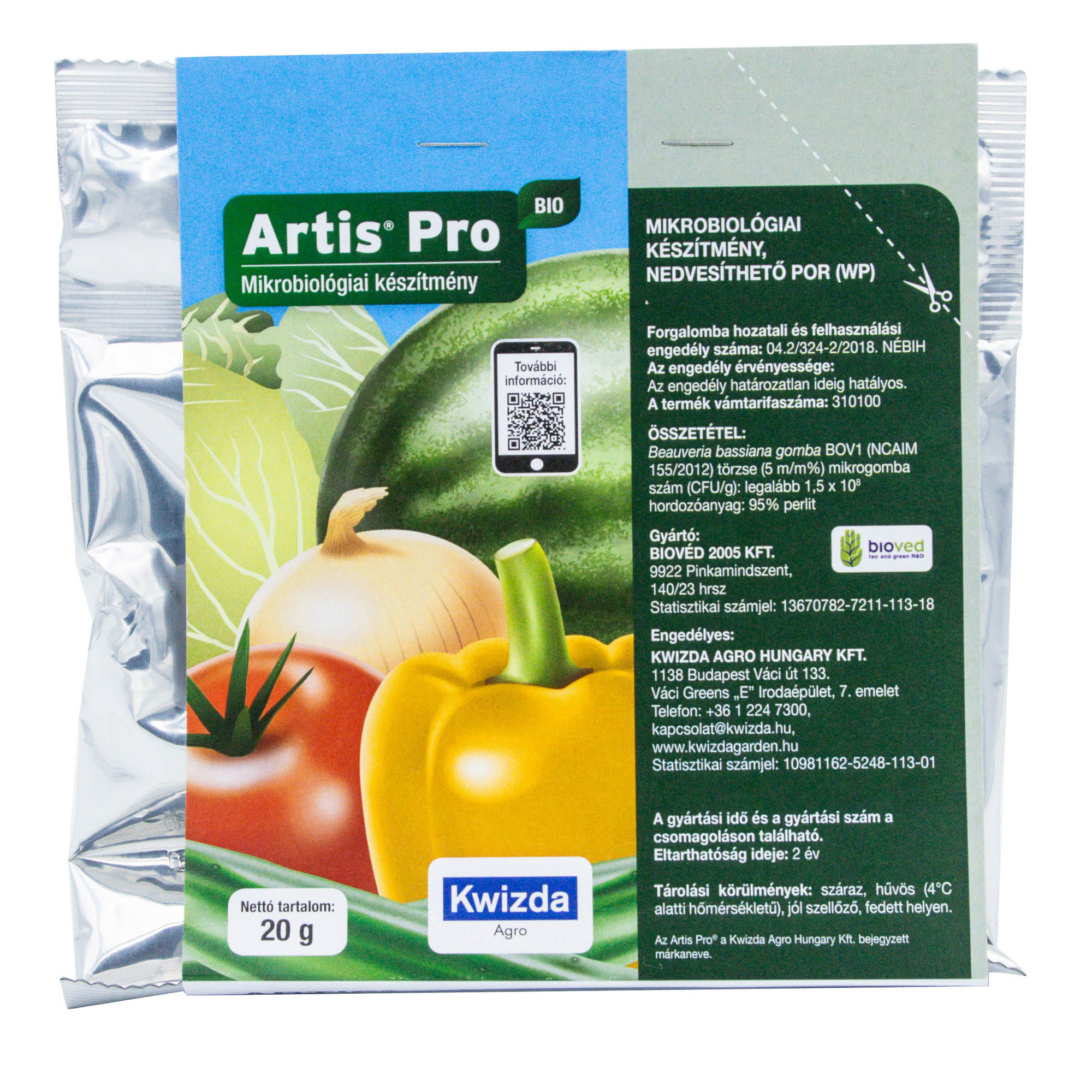 Artis Pro Mikrobiológiai készítmény 20g, 100m2-re
