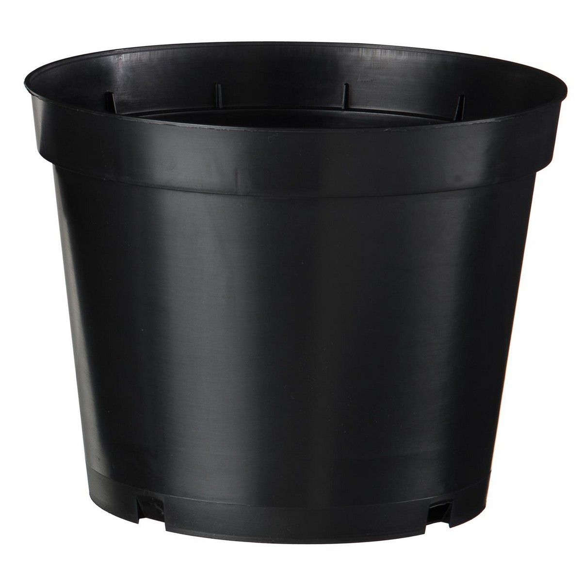 Nature Polipropilén virágcserép, 1 db, 7,5 l, 21 x D26 cm, fekete