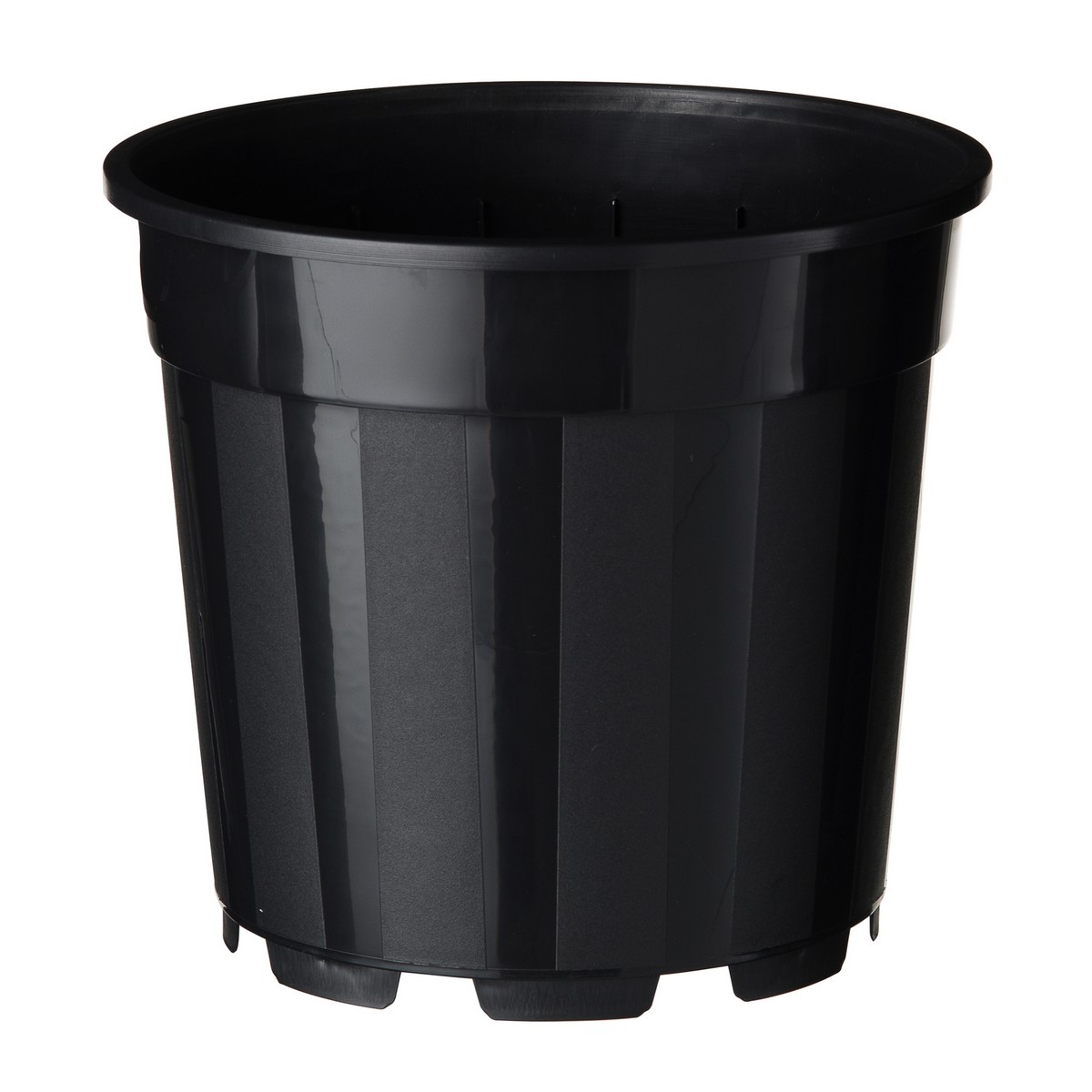 Nature Polipropilén beltéri virágcserép, 3 db, 3,1 l, 17,1 x D19 cm, fekete