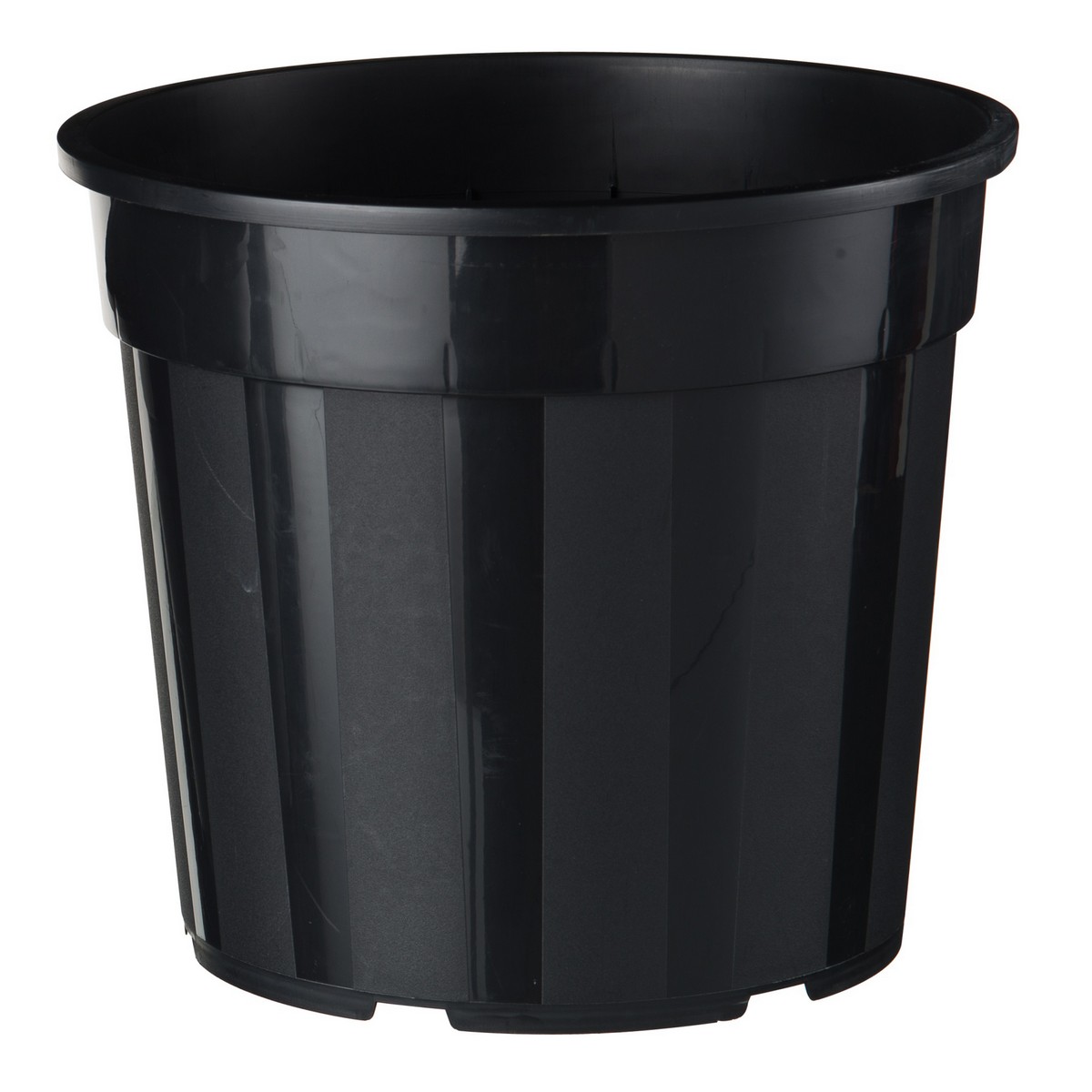 Nature Polipropilén beltéri virágcserép, 1 db, 6,3 l, 21,5 x D24 cm, fekete
