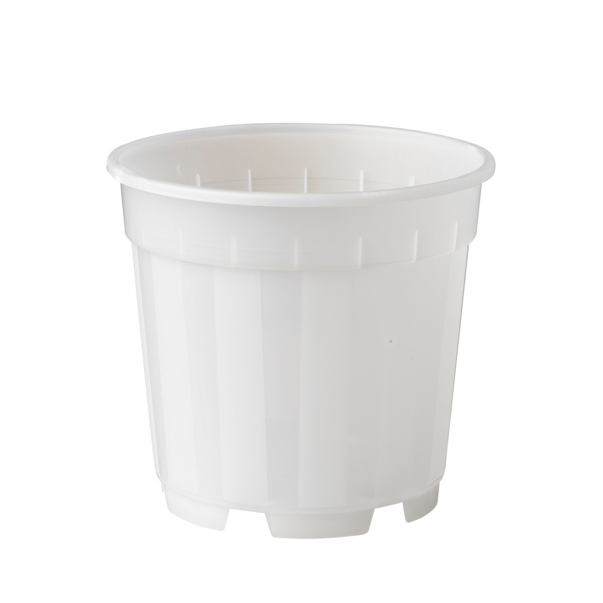 Nature Áttetsző műanyag virágcserép, D12 cm,  áttetsző