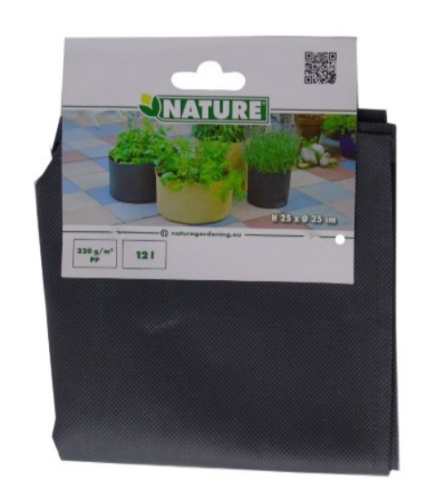 Nature Univerzális termesztőzsák 21 l -szürke, 30 x 30 cm