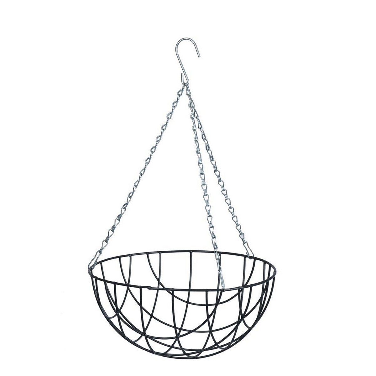 Nature Függőkosár kerek, 13 x D25 cm, zöld