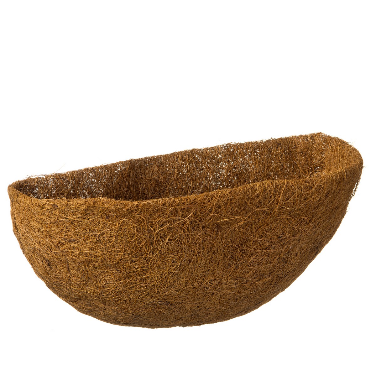 Nature Kókuszkosár fali félgömb, 1/2 D40 cm, barna