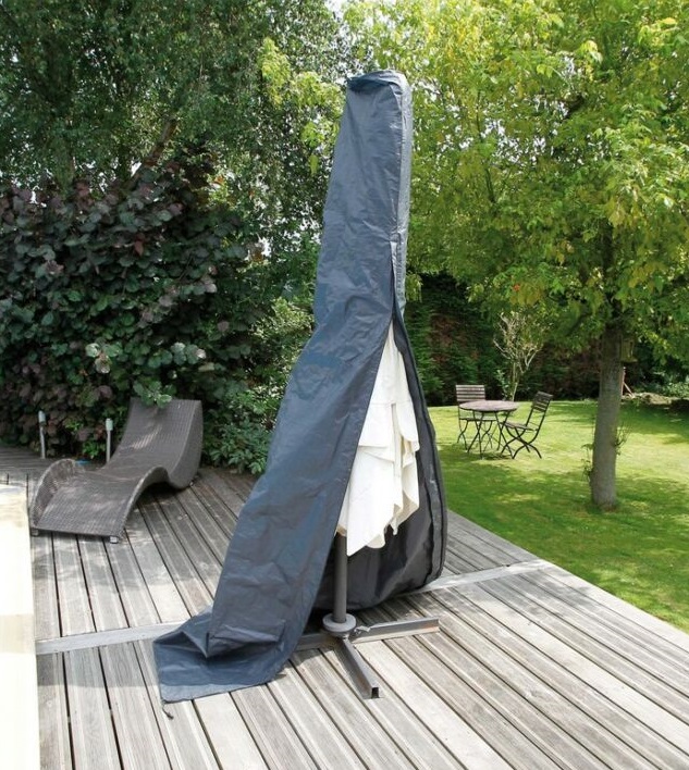 Nature Kerti napernyő takaró, 302 cm, D25/70 cm, grafitszürke
