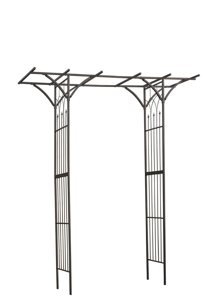 Nature Kerti fémlugas, 232 x 114 x 66 cm, fekete