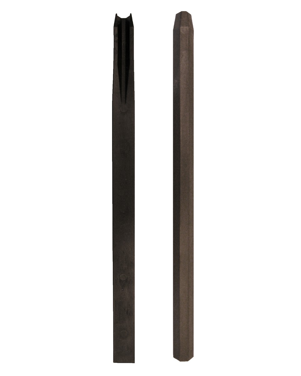 Nature Műanyag cölöp, 58cm x 3,6cm x 3,8cm, fekete