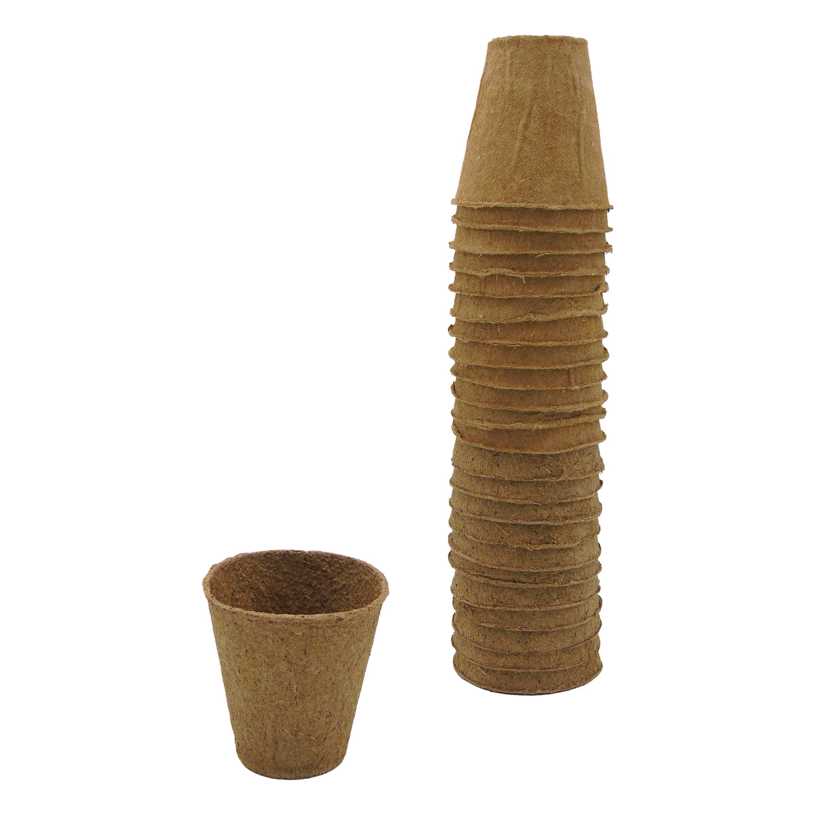 Nature Biológiailag lebomló 100% farost cserép  kerek - H6 x Ø6 cm - 24 x