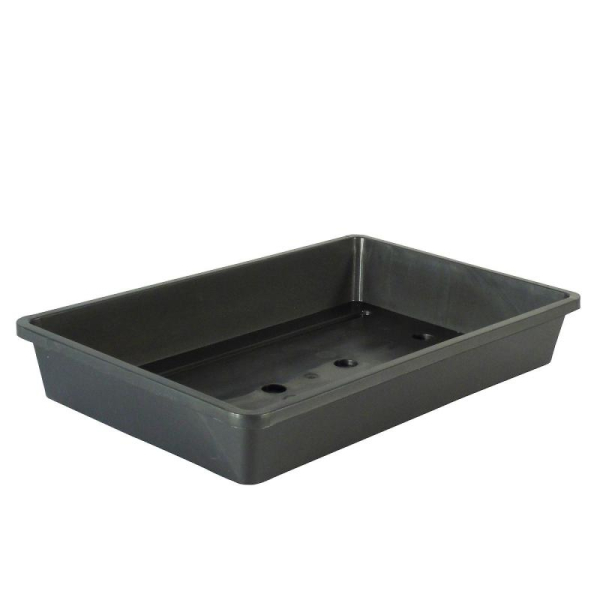 Nature antracit csíráztató tálca 6x37,5x24cm tető nélkül