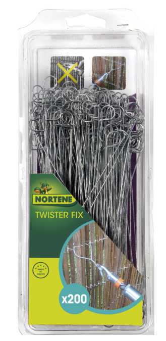 Nortene Twister Fix Fém kapocs ( Twister Kit kötözőhőz) (160 mm) 200 db