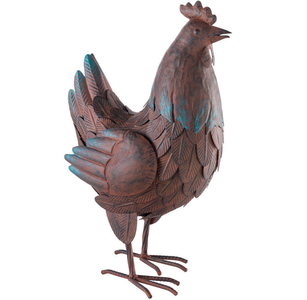 Nortene Picota Tyúk figura fémből 41 cm
