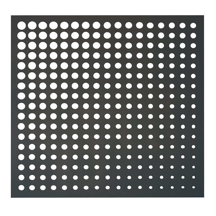 Nortene Moon dekoratív panel antracit, kör mintázattal 1x1 m