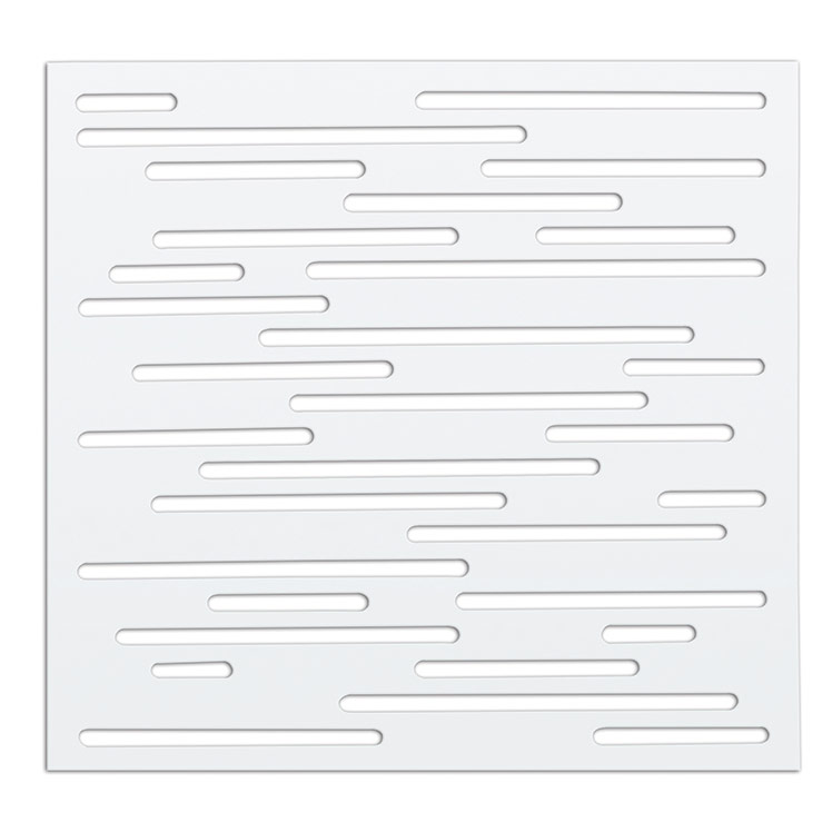 Nortene Nautic dekoratív panel fehér, vonal mintázattal 1x1 m
