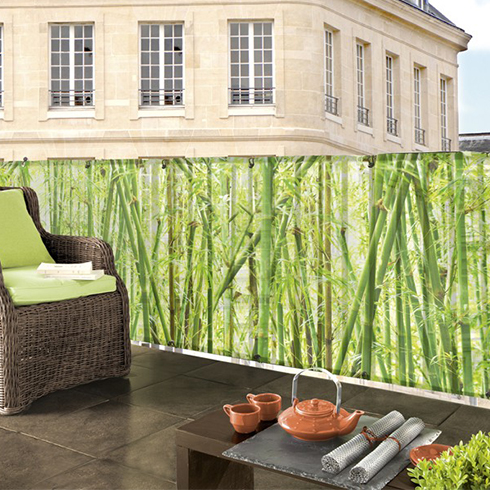 Nortene Bamboo festett bambusz mintás árnyékoló