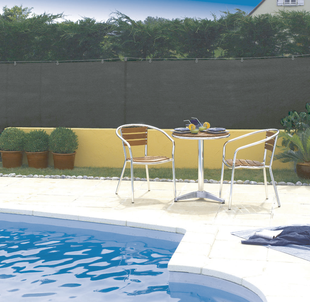 Nortene Recynet Plus szőtt árnyékoló háló gomblyukakkal, 2x10 fekete, 95%-os takarás (Totaltex)