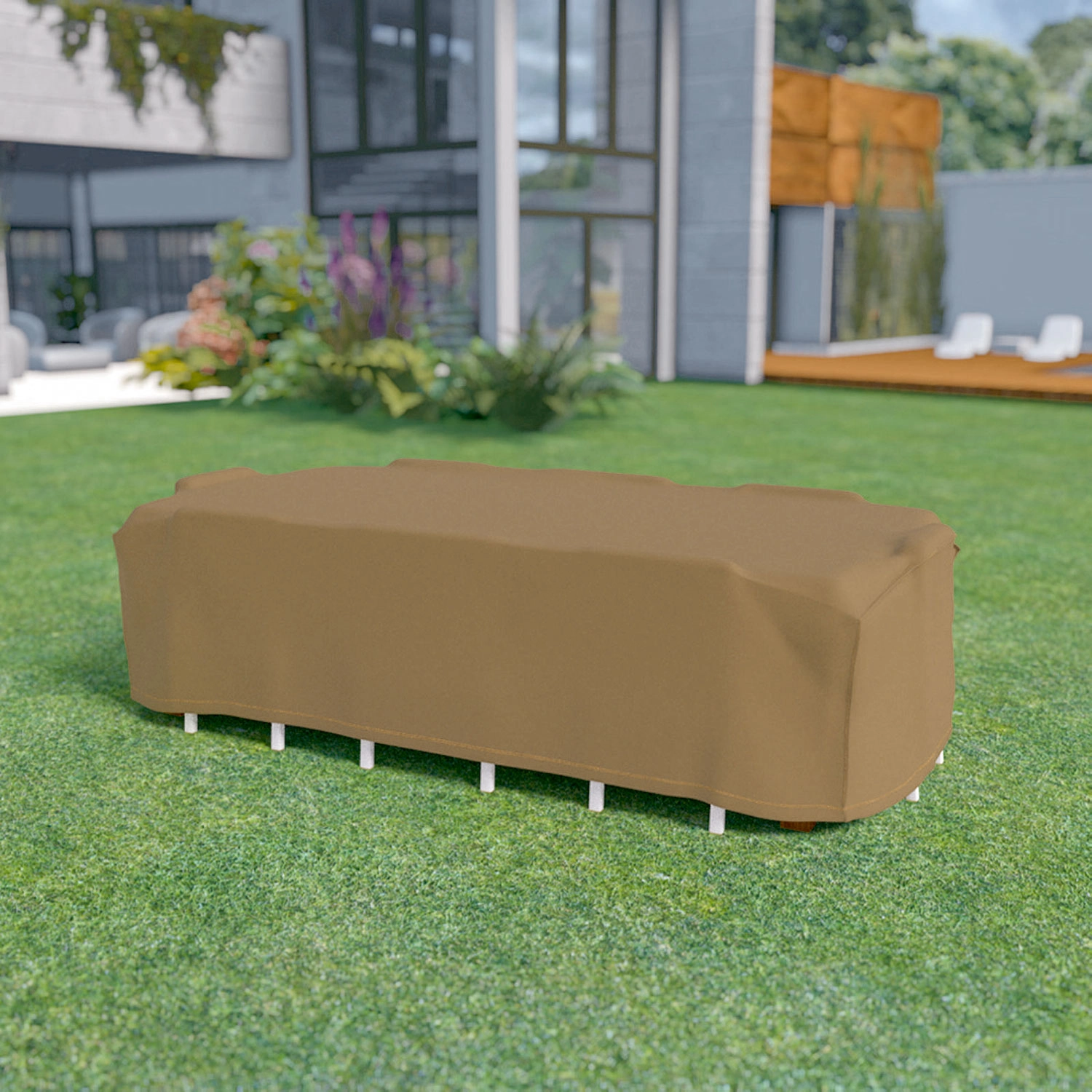 Nortene Covertop kerti bútortakaró (asztal + székek), 325 x 205 x 90 cm