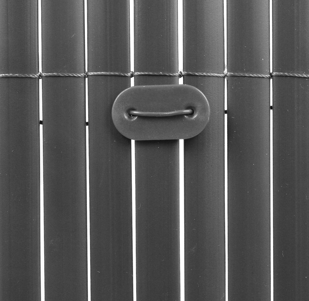 Nortene Fixcane műanyag nádfonat rögzítéséhez, 26 db/csomag - 16 cm, szürke