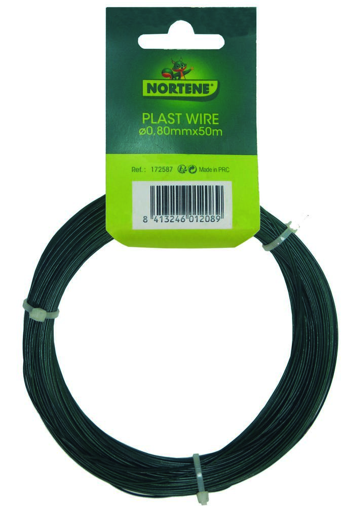 Nortene Plast Wire Műanyag bevonatos galvanizált huzaldrót  0,6/0,8 mm x 50 m