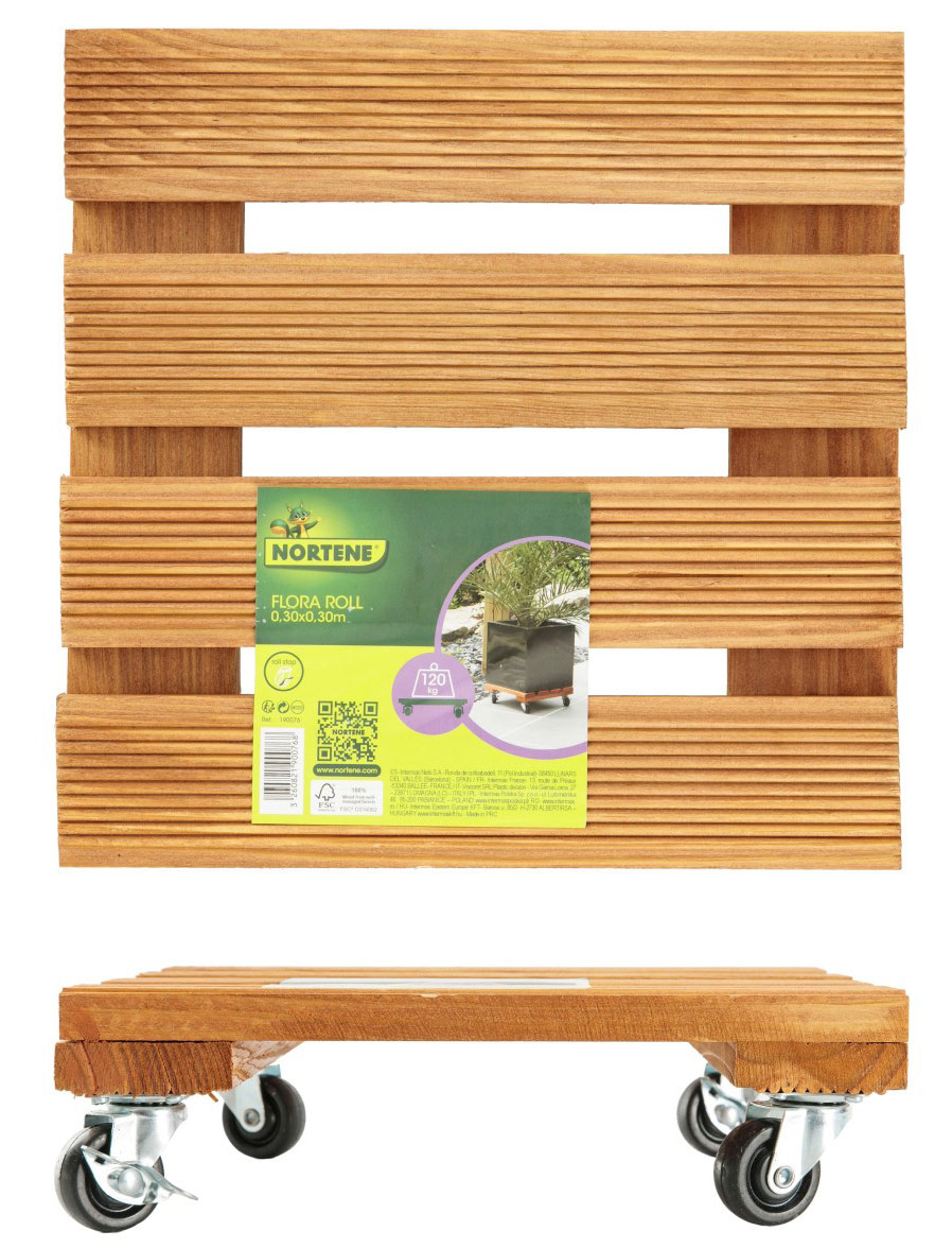 Nortene Flora Roll Lasuré virágalátét, 30cm x 30cm