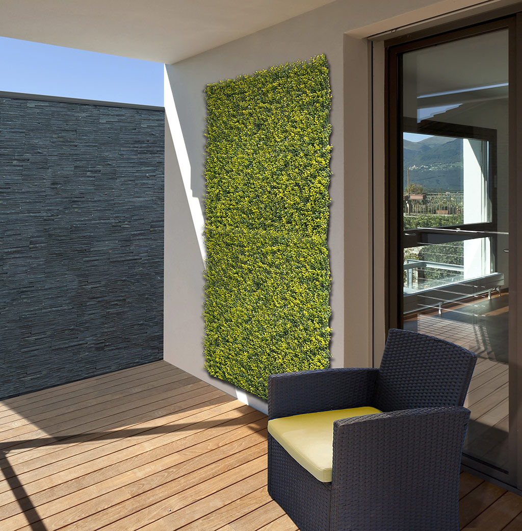 Nortene Vertical buxus zöldfal buxus levelekkel (100x100cm)