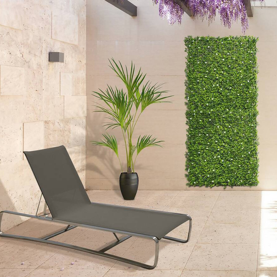 Nortene Vertical Jasmin zöldfal, műanyag növényfal jázminnal (100x100cm)