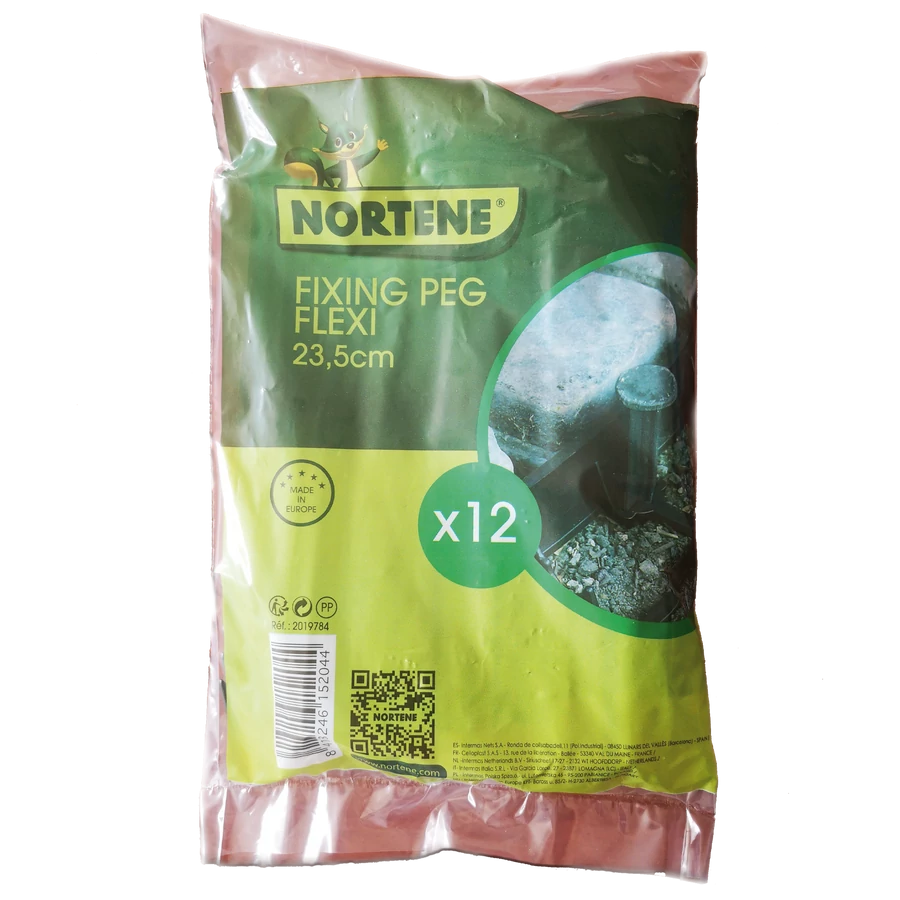 Nortene Border Fixing Peg Flexi ágyásszegély leszúró tüske, 12 db leszúró/csomag