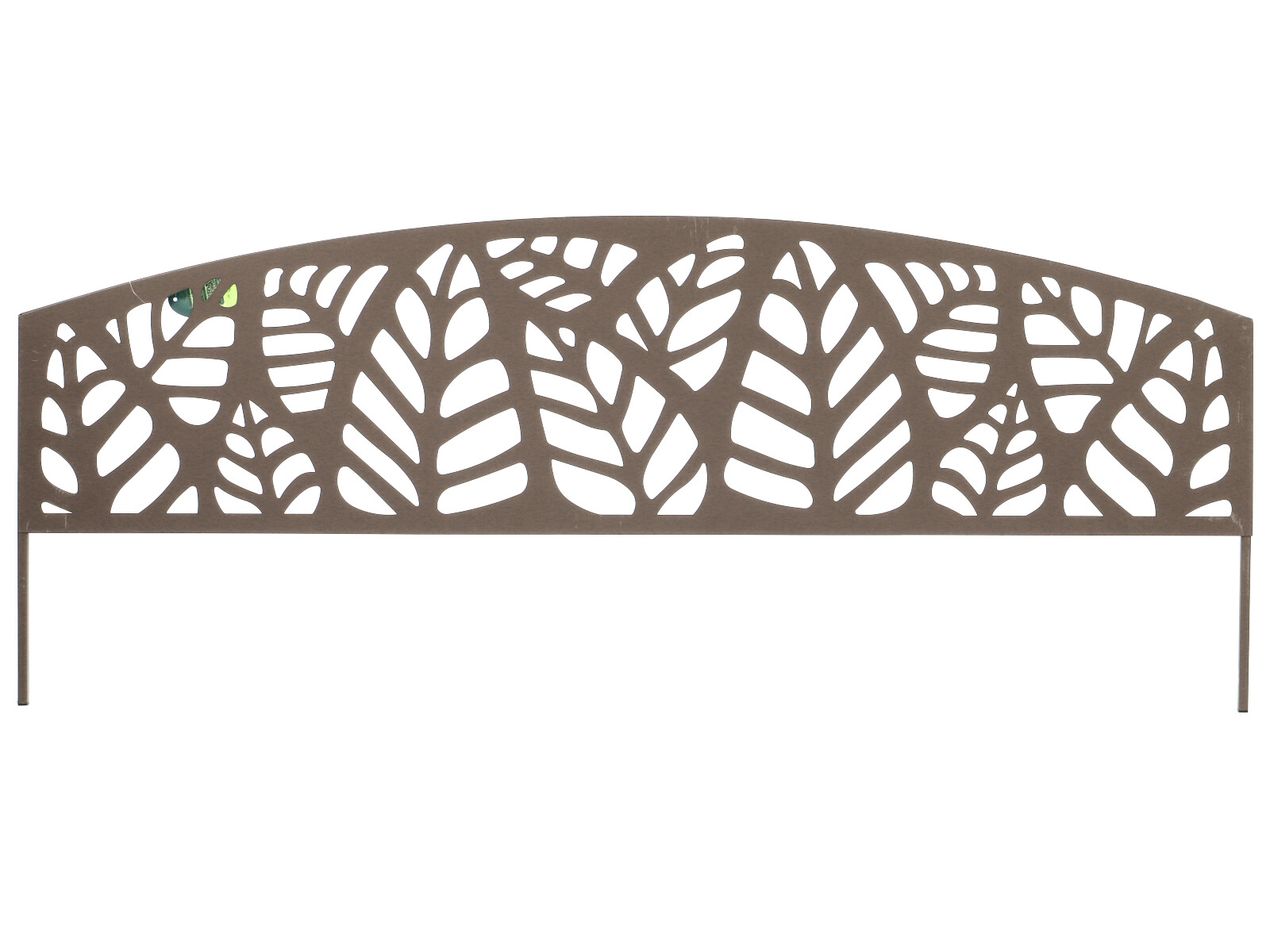 Nortene metal border mini kerítés, festett fém ágyásszegély (40x100 cm) - Athea, levél