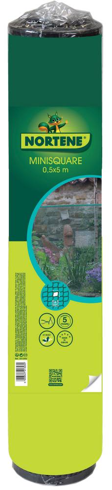 Nortene Square műanyag kerti rács, 0,5x5, Zöld