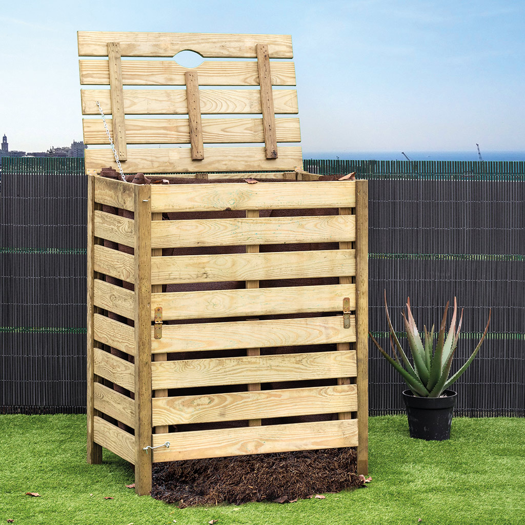 Nortene-Catral Natur Compost fa komposztáló 80 x 50 x 100 cm