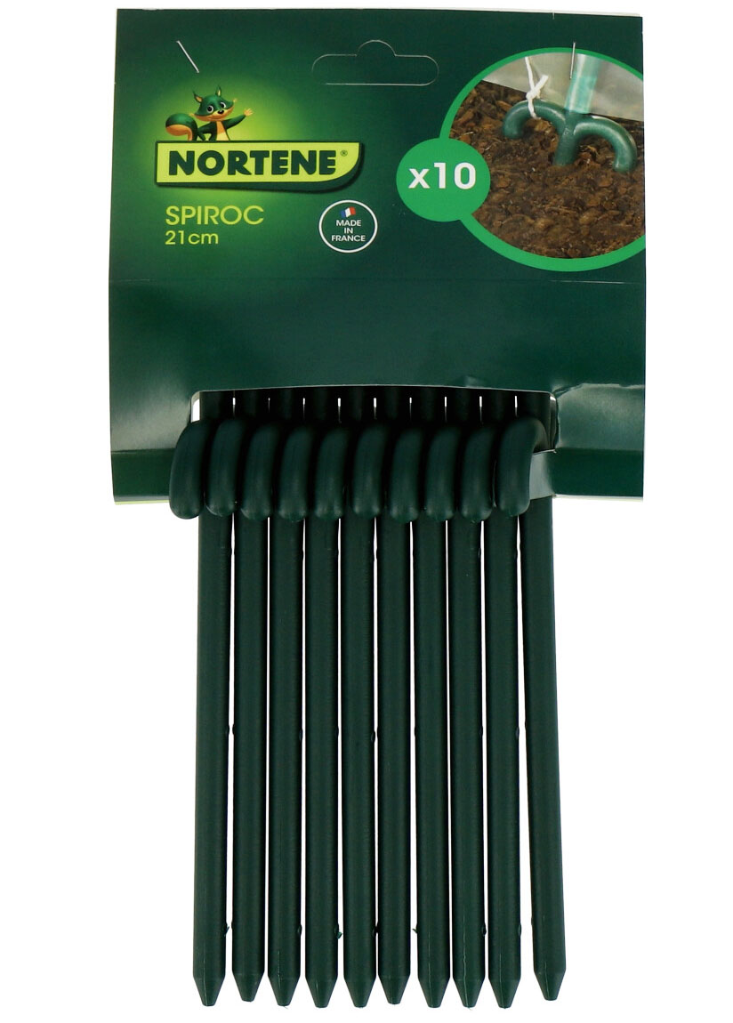 Nortene Spiroc műanyag leszúró védőhálókhoz, 20 x 7 cm, 10db/csomag