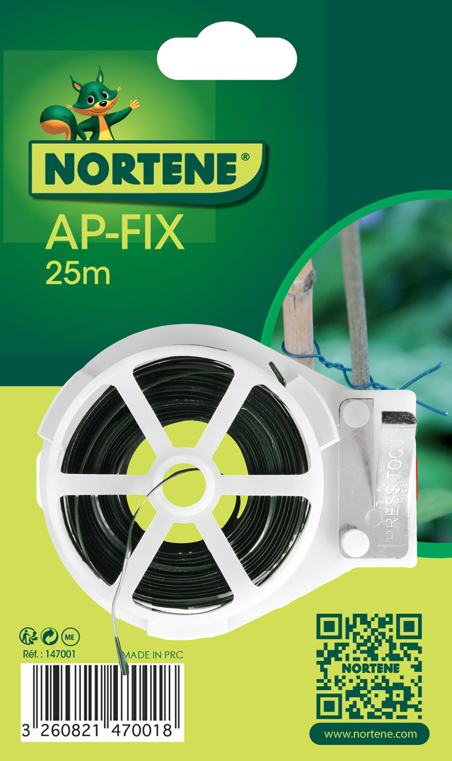 Nortene AP-Fix erősített műanyaggal bevont drótkötöző