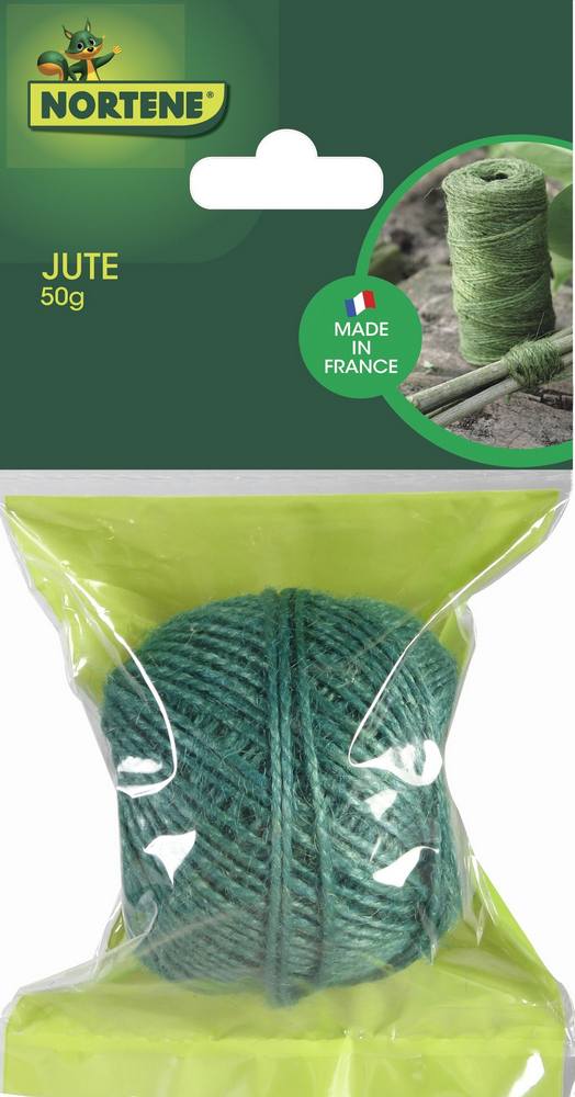 Nortene Jute kerti zsineg, 50 m, Zöld