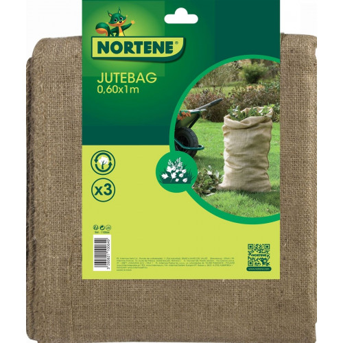 Nortene Jutebag, jutezsák 3 db, 300g/m2