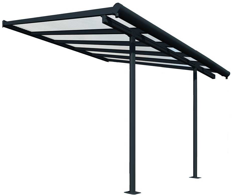 Palram Canopia Sierra 3000 szürke 3 x 3 pergola