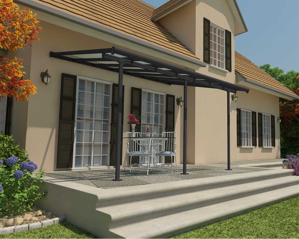 Palram Canopia Sierra 4200 szürke 3 x 4,25 pergola