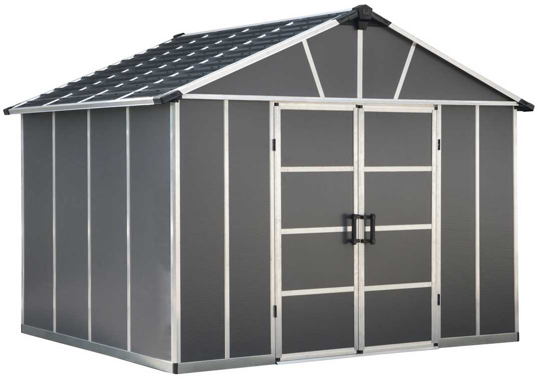 Palram Canopia Yukon 11' x 9' antracit kerti házak