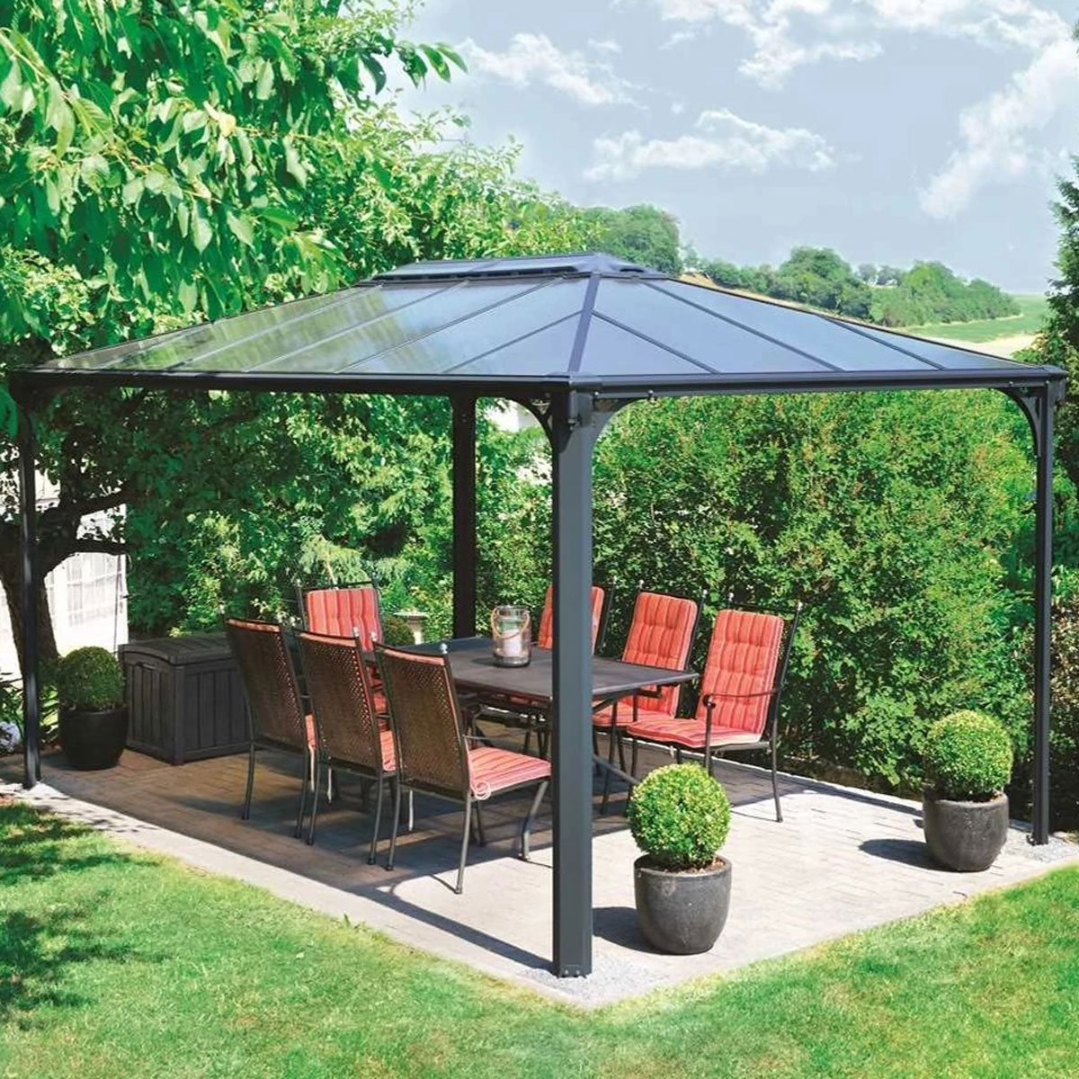 Palram Canopia Martinique 4300 kerti pavilon 4x3 m