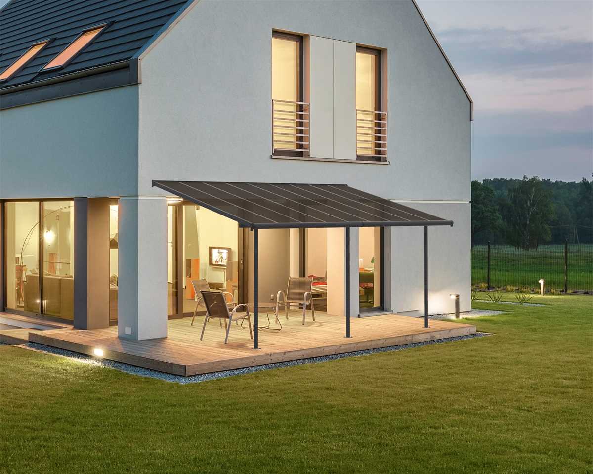 Palram Canopia Capri 5400 szürke 3 x 5,46 pergola