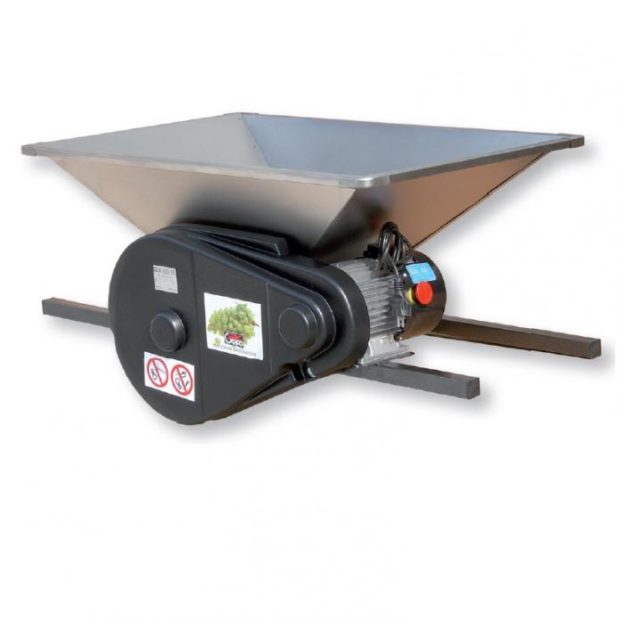 Motoros szőlő daráló 950x600 mm Inox