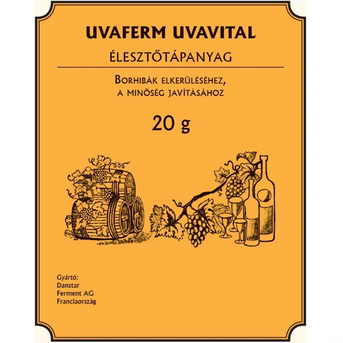 Élesztőtápanyag uvavital, borhibák elkerüléséhez, javításához 20 g