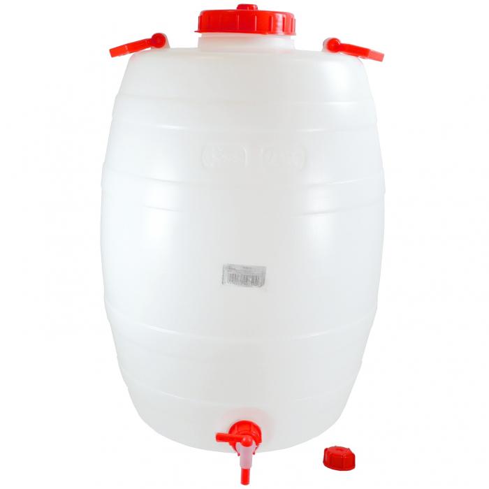Műanyag hordó csappal 50 L
